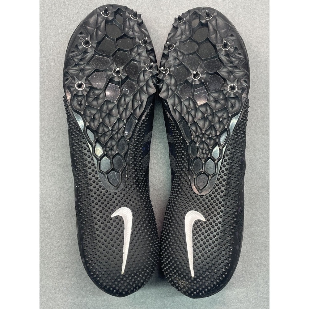Nike Track Shoes Mens 10.5 Zoom Rival Cleats Black Indigo Fog 907564-003 Spike - Picture 6 of 7